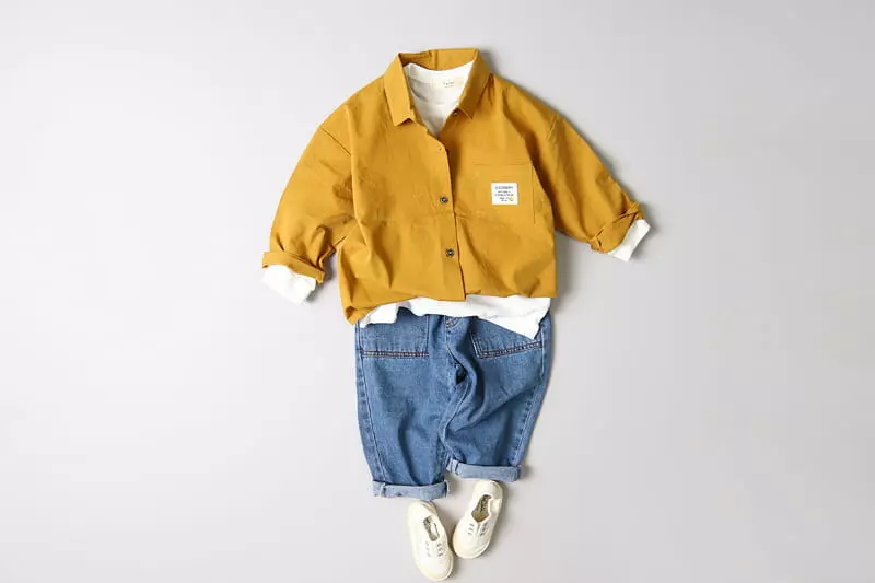 Hyvaa - Korean Children Fashion - #littlefashionista - Pigment Patch Shirt - 12