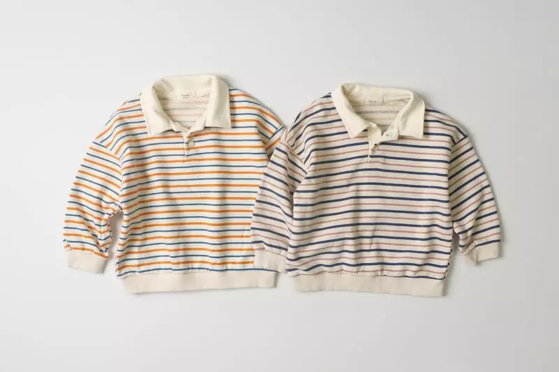 Hyvaa - Korean Children Fashion - #littlefashionista - City Stipes Tee - 7