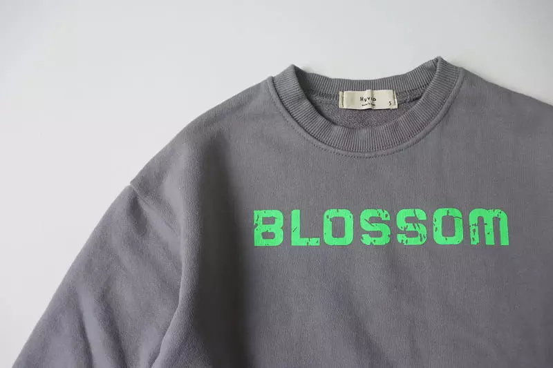 Hyvaa - Korean Children Fashion - #littlefashionista - Blossom Embrodiery Sweatshirt - 6