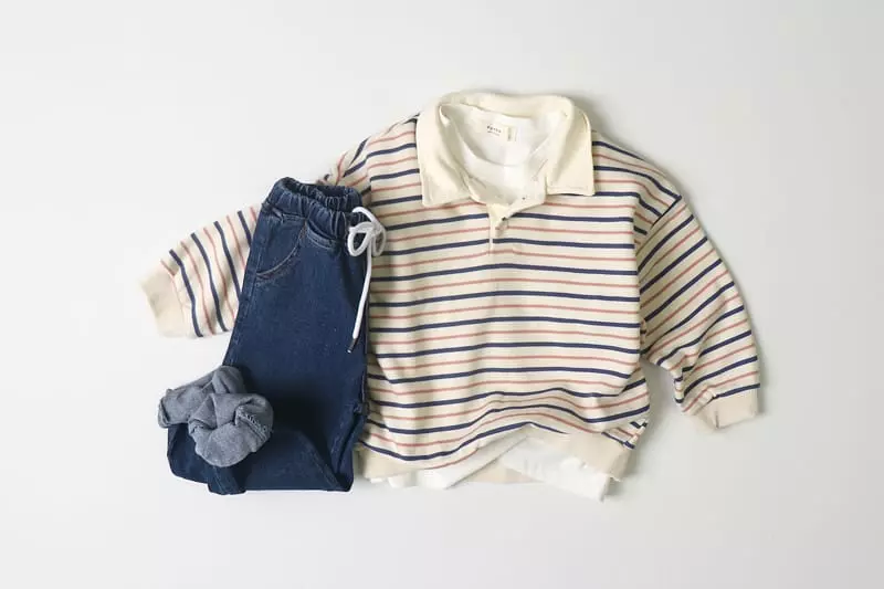 Hyvaa - Korean Children Fashion - #minifashionista - City Stipes Tee - 9