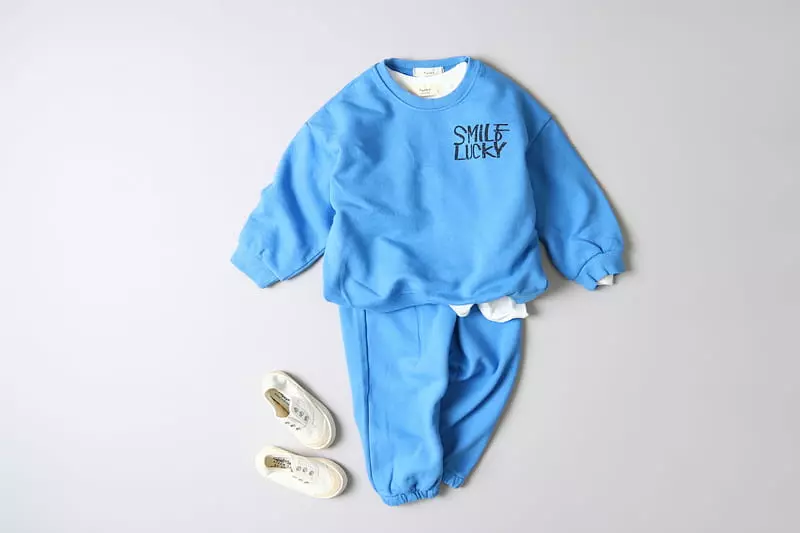 Hyvaa - Korean Children Fashion - #minifashionista - Lucky Smile Top Bottom Set - 11