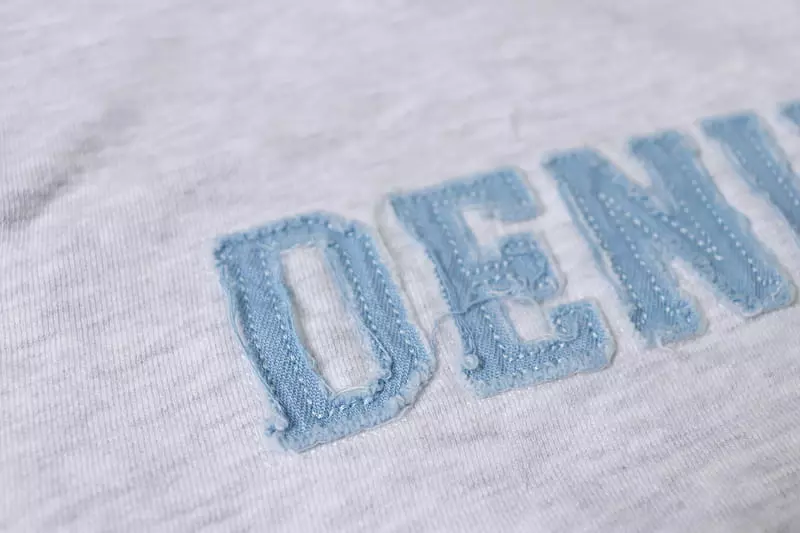 Hyvaa - Korean Children Fashion - #todddlerfashion - Denim Embroidery Sweatshirt - 9