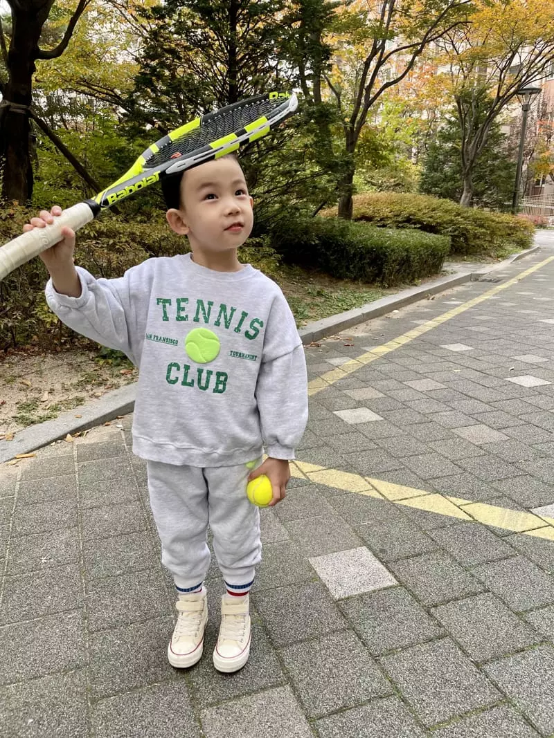Hyvaa - Korean Children Fashion - #todddlerfashion - Tornermant Top Bottom Set - 8