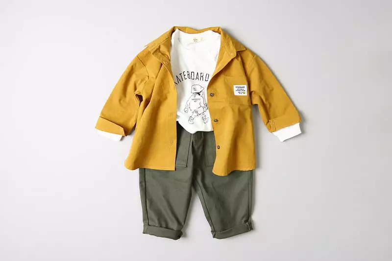 Hyvaa - Korean Children Fashion - #toddlerclothing - Pigment Patch Shirt