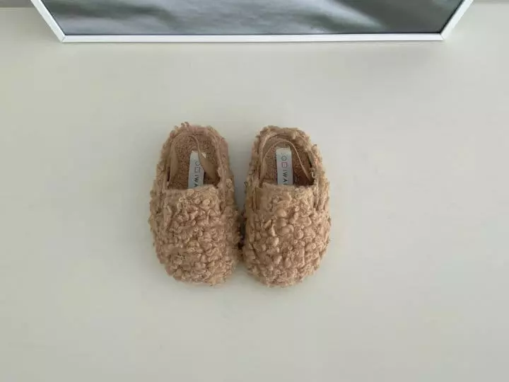 IWAI - Korean Children Fashion - #littlefashionista - IW955 Cream Slippers 