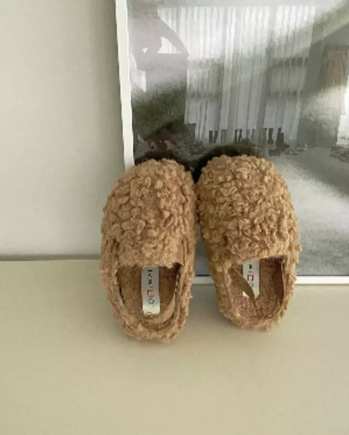 IWAI - Korean Children Fashion - #minifashionista - IW955 Cream Slippers  - 3