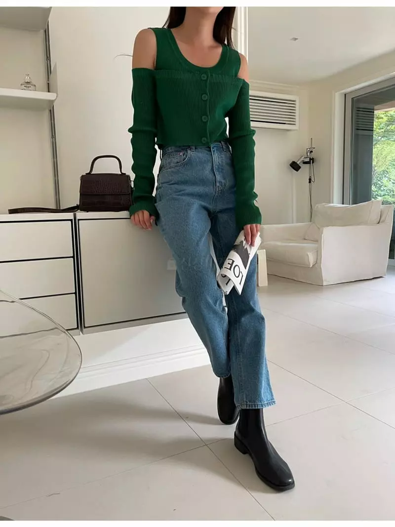 Imagine - Korean Women Fashion - #momslook - Free Cardigan - 6