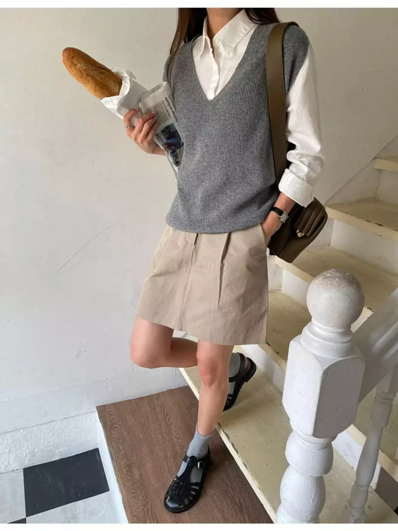 Imagine - Korean Women Fashion - #momslook - River Vest - 5