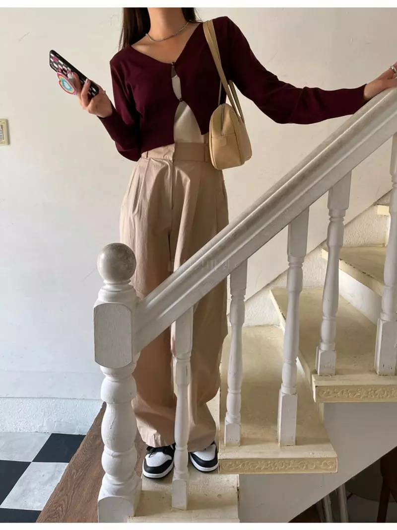Imagine - Korean Women Fashion - #momslook - Heeling Caridigan - 2