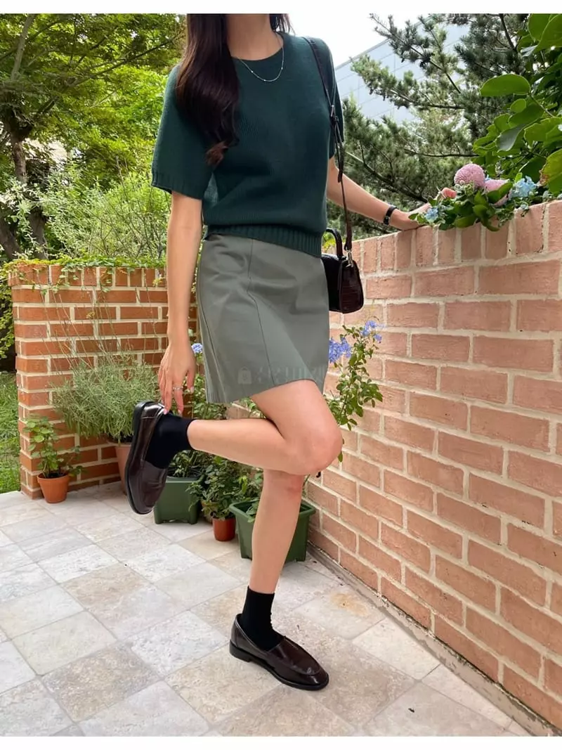 Imagine - Korean Women Fashion - #momslook - Nimo Knit Tee - 12
