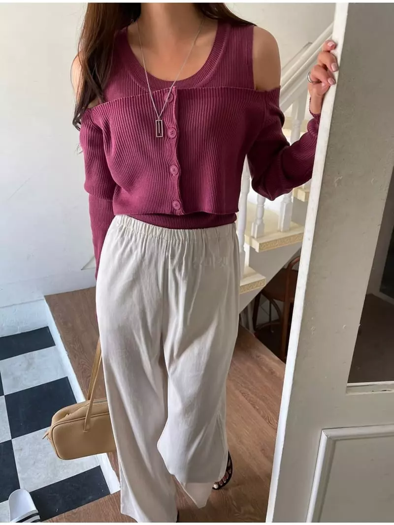 Imagine - Korean Women Fashion - #pursuepretty - Free Cardigan - 11