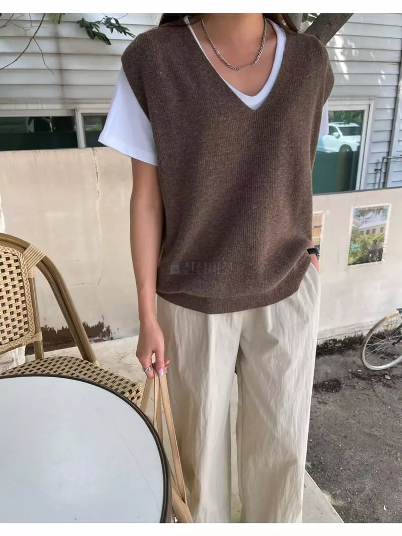 Imagine - Korean Women Fashion - #restrostyle - River Vest - 10