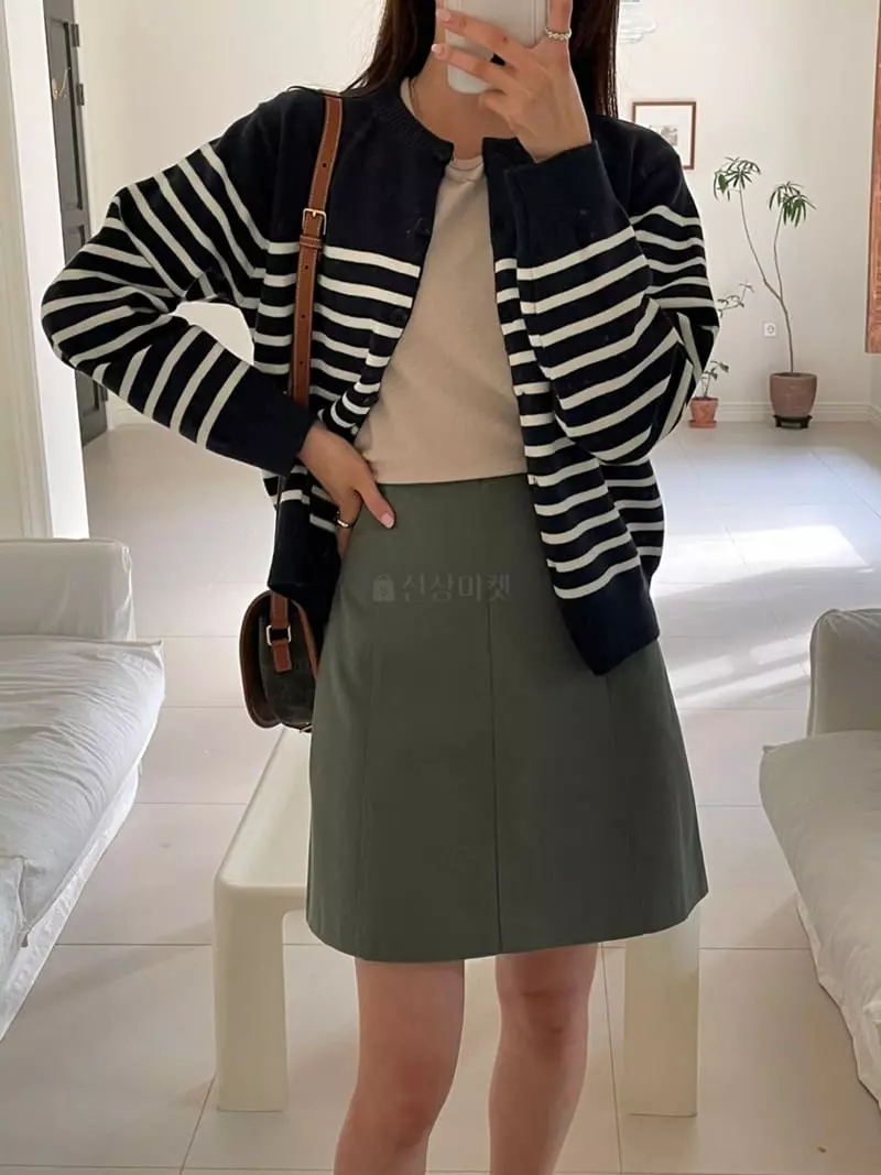 Imagine - Korean Women Fashion - #shopsmall - Stripes Cardigan - 6