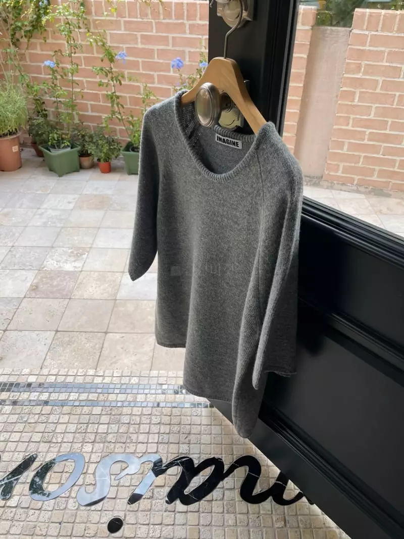 Imagine - Korean Women Fashion - #thatsdarling - Collie Knit Tee - 12