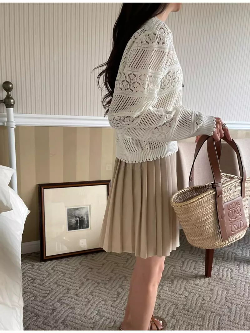 Imagine - Korean Women Fashion - #vintageinspired - Aro Knit Tee - 3