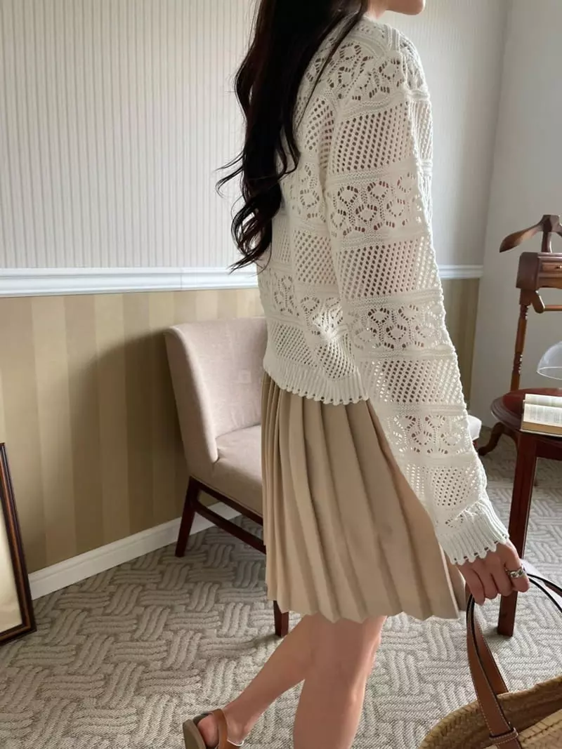 Imagine - Korean Women Fashion - #womensfashion - Aro Knit Tee - 2