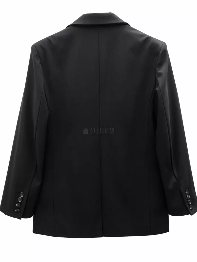 Inssense - Korean Women Fashion - #momslook - Oversize Three Button Jacket - 6