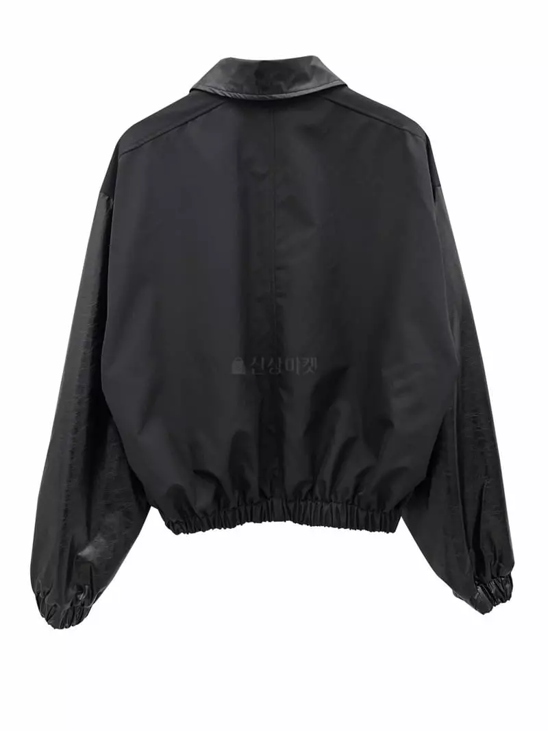 Inssense - Korean Women Fashion - #momslook - Eco Leather Jacket - 5