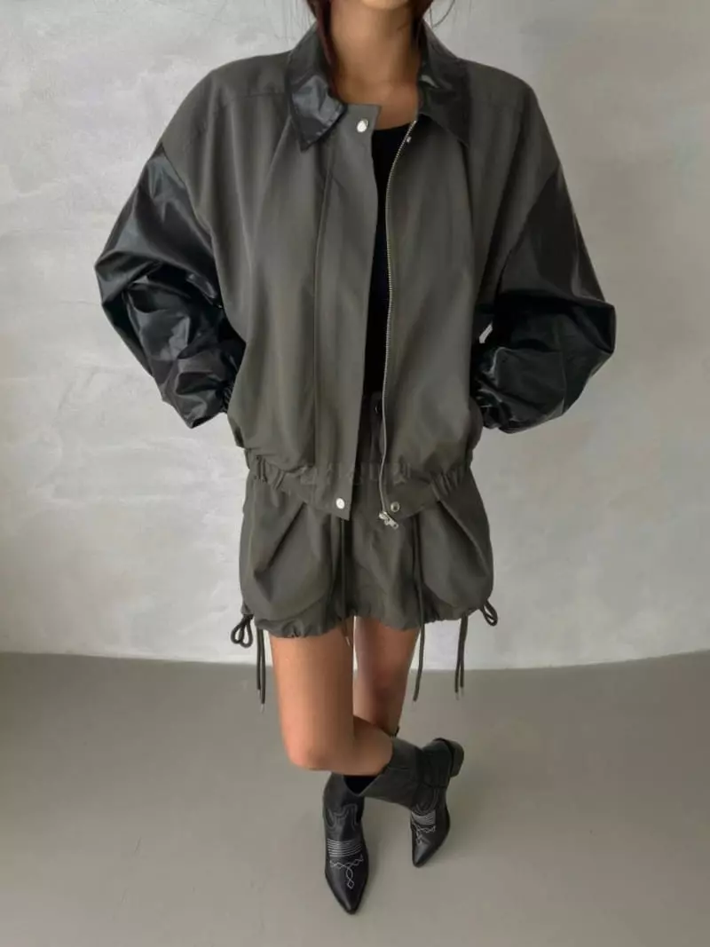 Inssense - Korean Women Fashion - #momslook - Eco Leather Jacket - 7