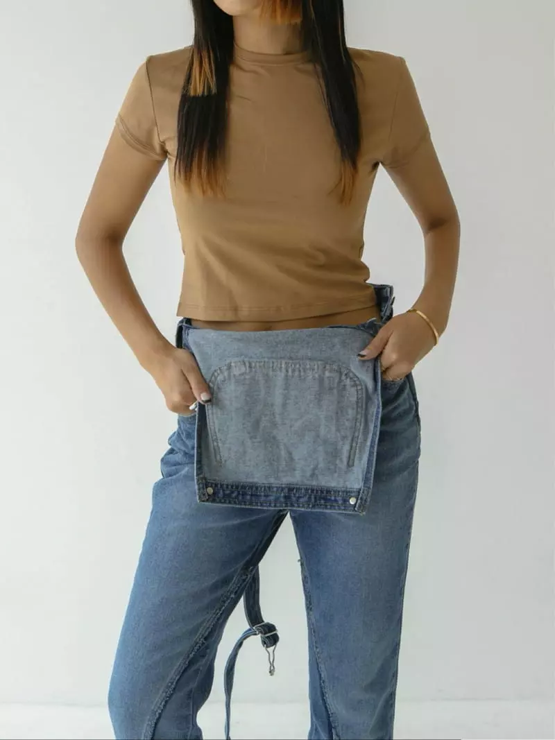 Inssense - Korean Women Fashion - #romanticstyle - Premium Crop Tee - 2