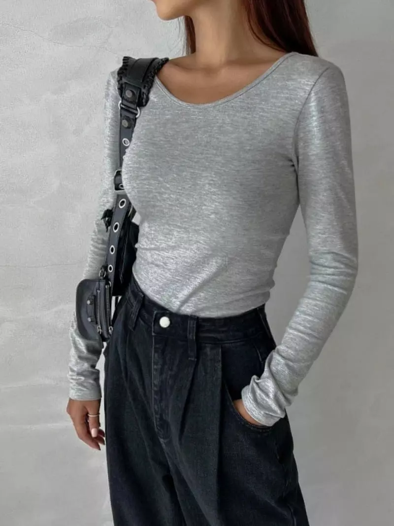 Inssense - Korean Women Fashion - #thatsdarling - Two Way Slim Fit Tee