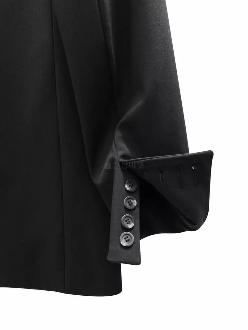 Inssense - Korean Women Fashion - #womensfashion - Oversize Three Button Jacket - 5