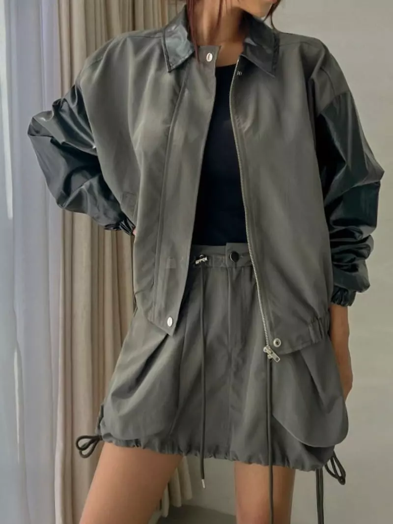 Inssense - Korean Women Fashion - #womensfashion - Eco Leather Jacket - 10