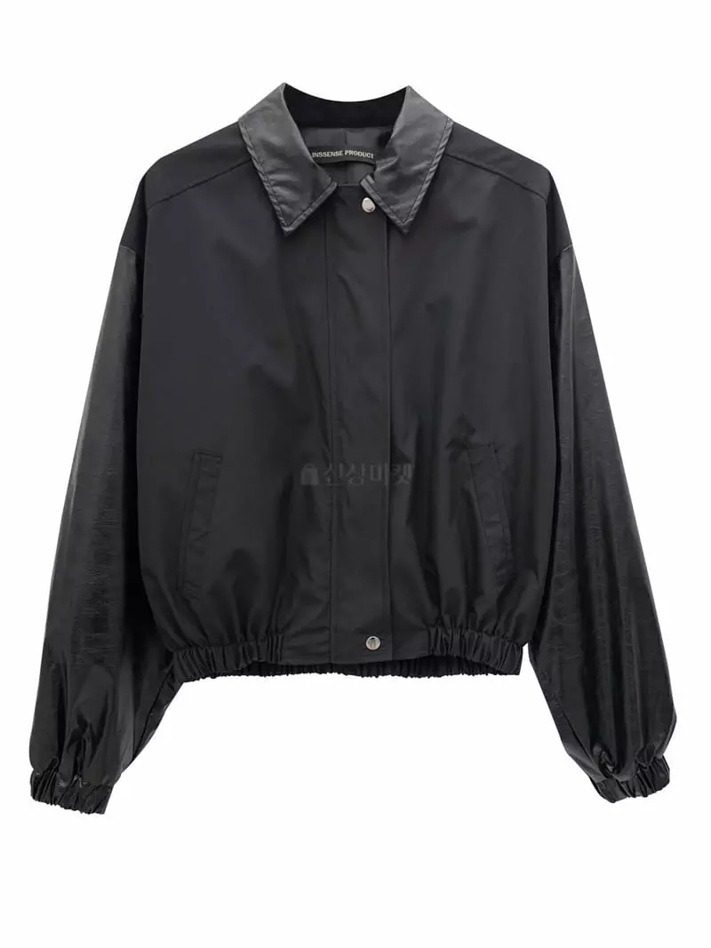 Inssense - Korean Women Fashion - #momslook - Eco Leather Jacket - 4