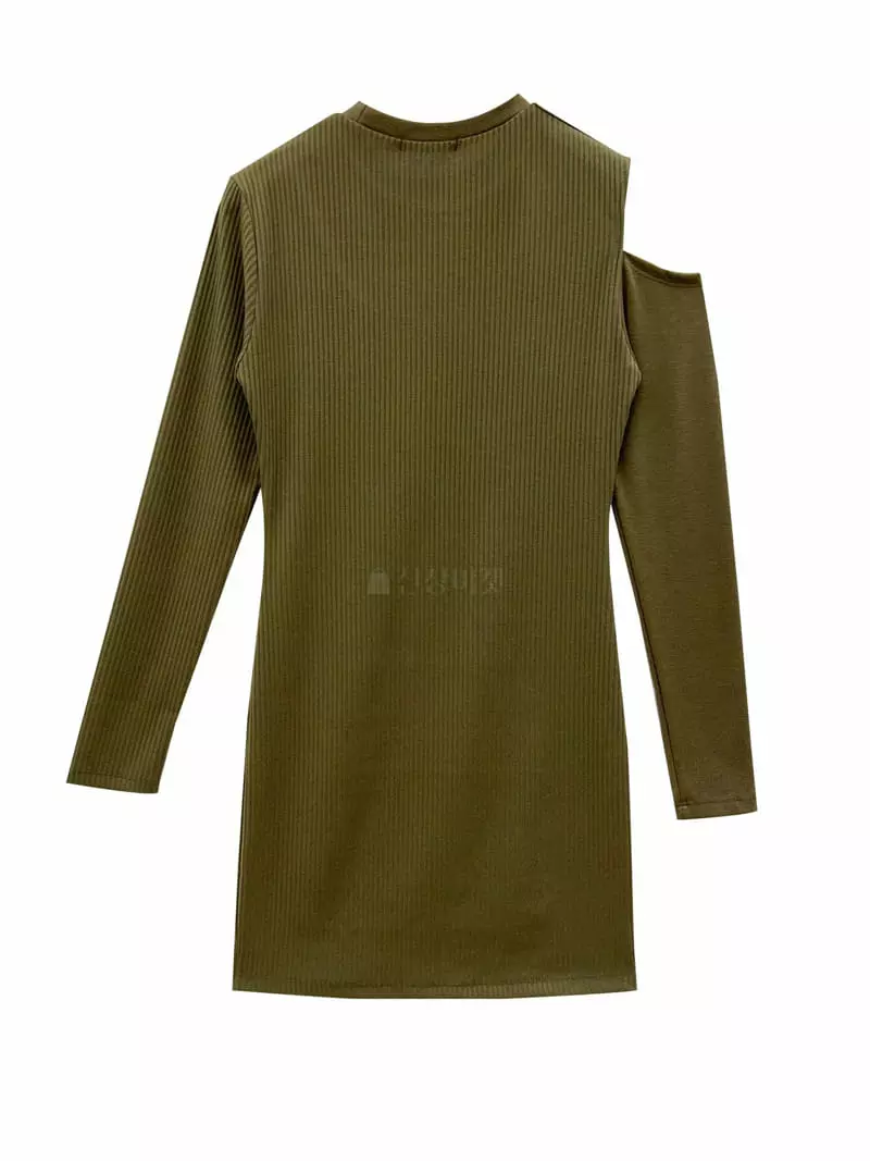 Inssense - Korean Women Fashion - #womensfashion - Rib Layered Mini One-piece
