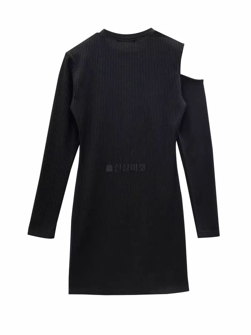 Inssense - Korean Women Fashion - #womensfashion - Rib Layered Mini One-piece - 11