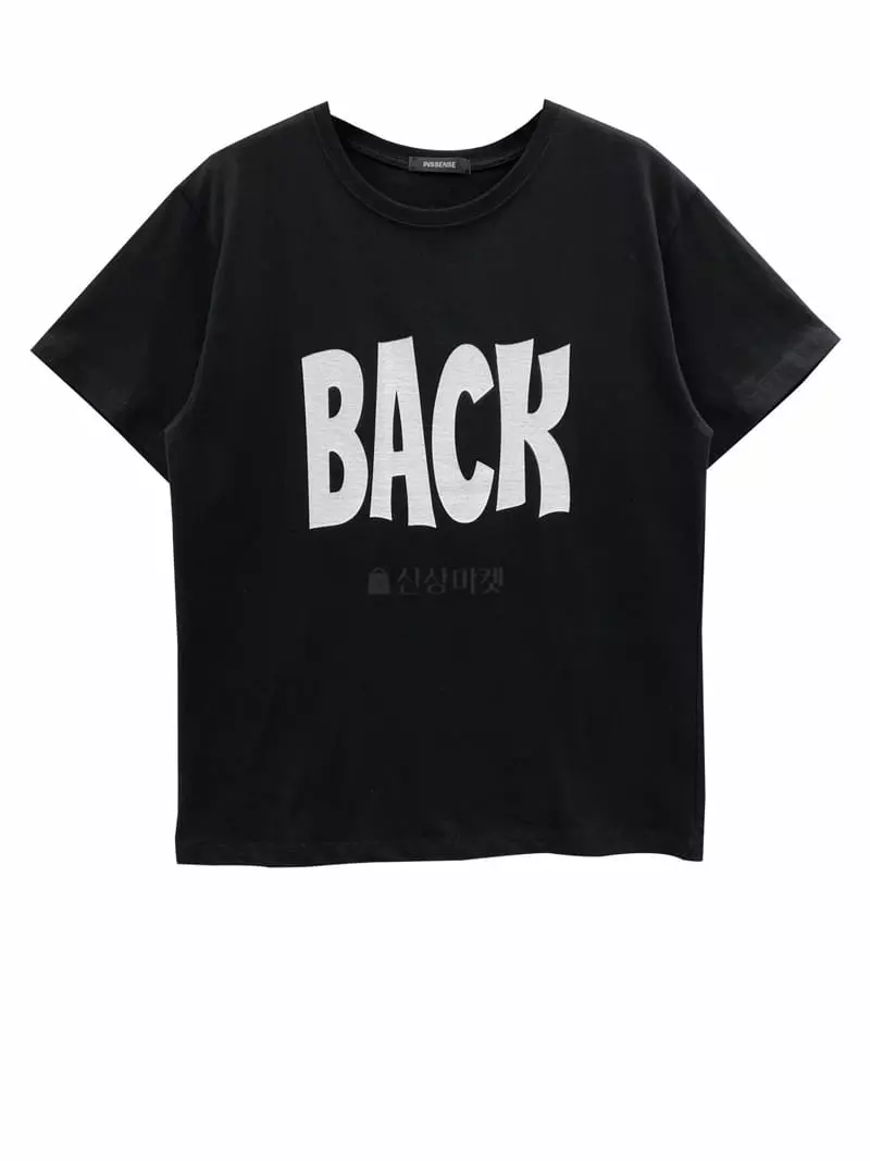 Inssense - Korean Women Fashion - #womensfashion - Lettering Tee - 8