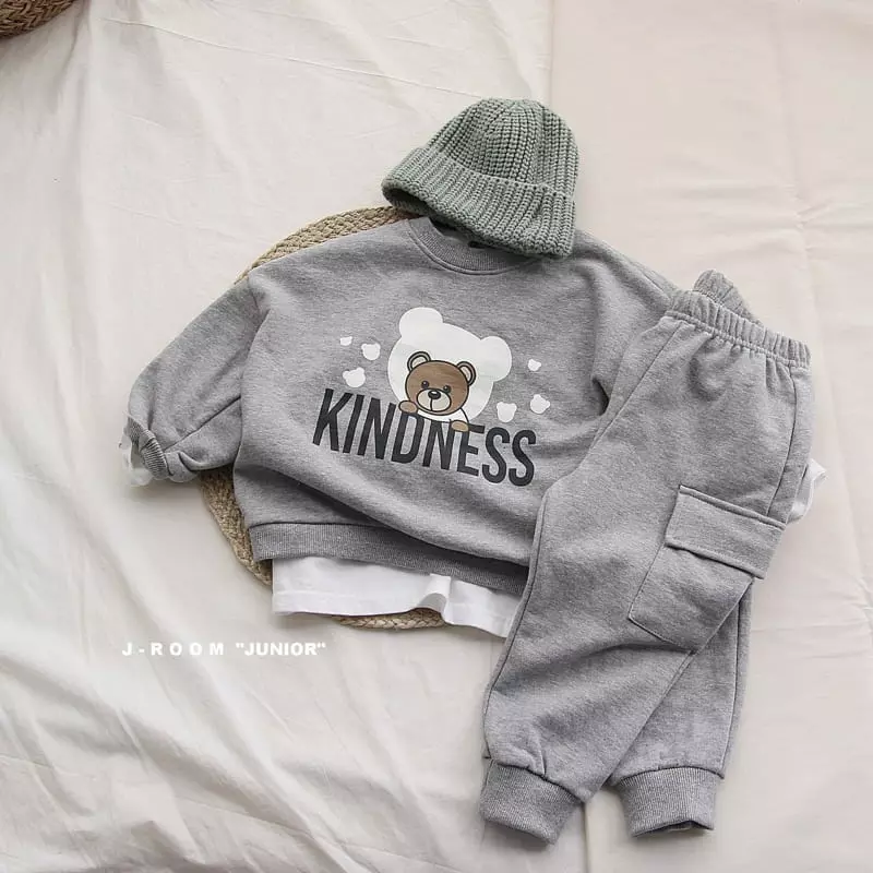 J-Room - Korean Children Fashion - #Kfashion4kids - Kind Bear Sweatshirt - 7