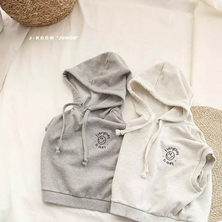 J-Room - Korean Children Fashion - #childrensboutique - Drop Hoody Vest