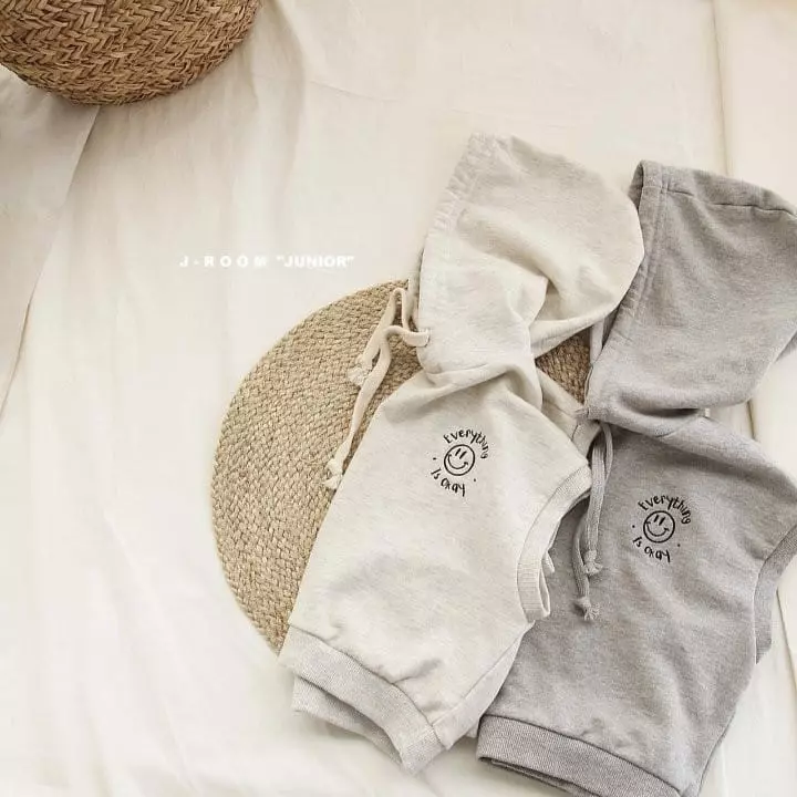 J-Room - Korean Children Fashion - #kidsshorts - Drop Hoody Vest - 5