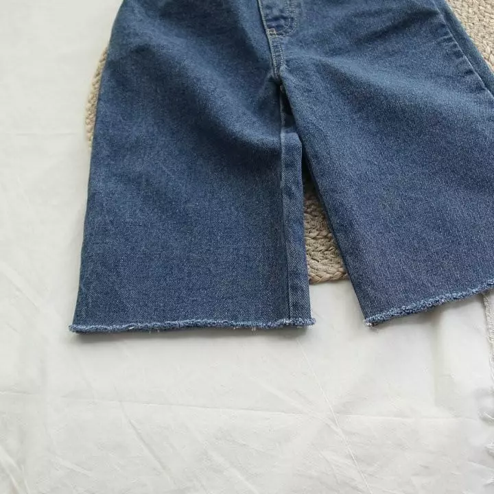 J-Room - Korean Children Fashion - #kidsstore - Cutting Wide Jeasn - 2