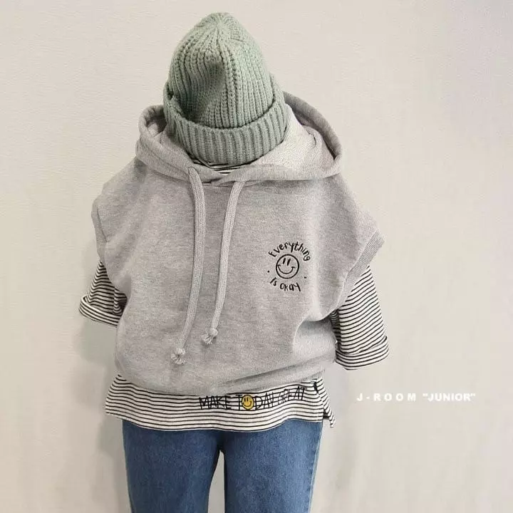 J-Room - Korean Children Fashion - #kidsstore - Drop Hoody Vest - 6
