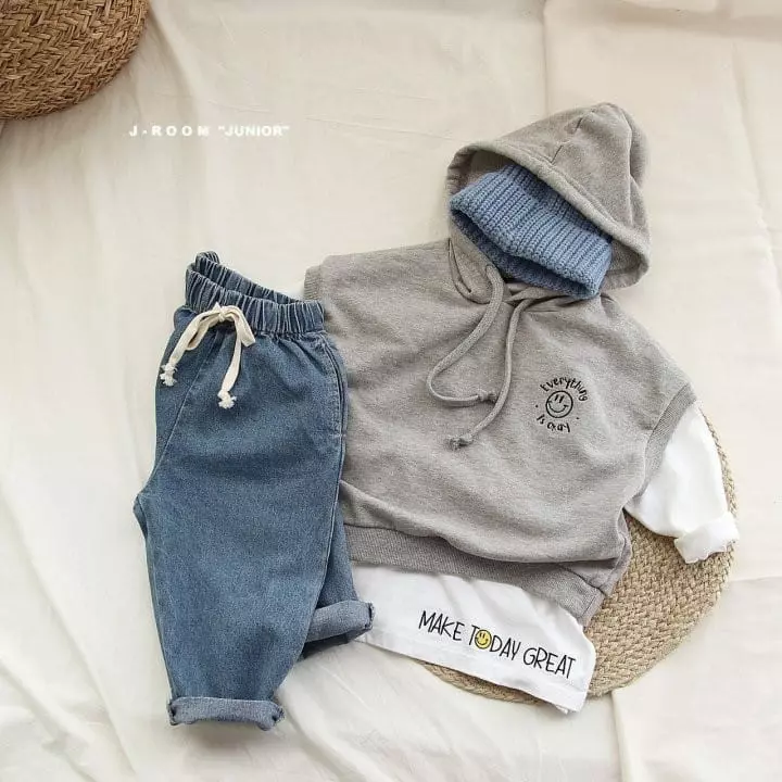 J-Room - Korean Children Fashion - #kidzfashiontrend - Drop Hoody Vest - 7