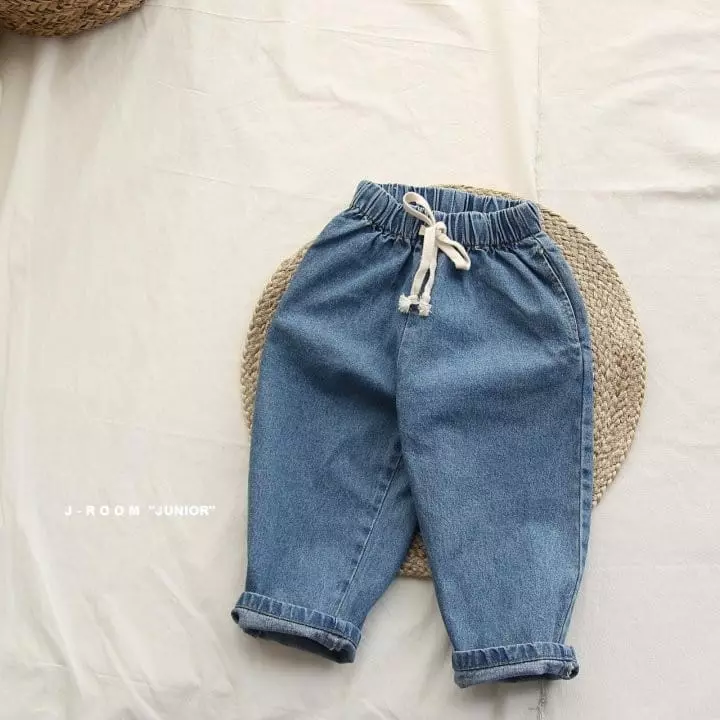 J-Room - Korean Children Fashion - #kidzfashiontrend - String Jeans - 3