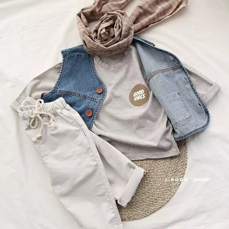 J-Room - Korean Children Fashion - #kidzfashiontrend - Slir Dneim Vest - 7