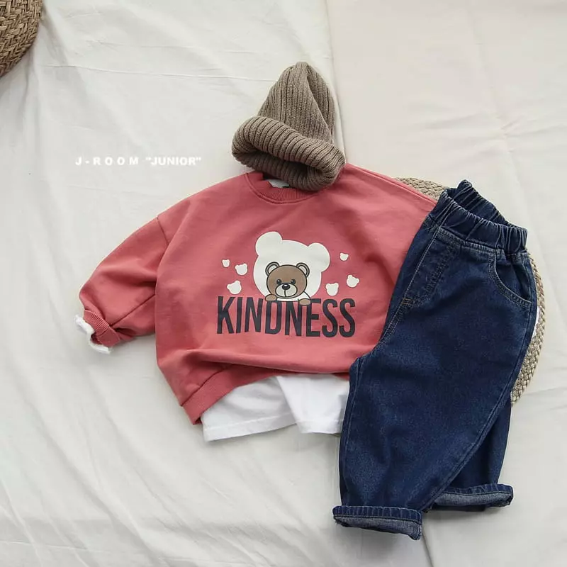 J-Room - Korean Children Fashion - #kidzfashiontrend - Kind Bear Sweatshirt - 6