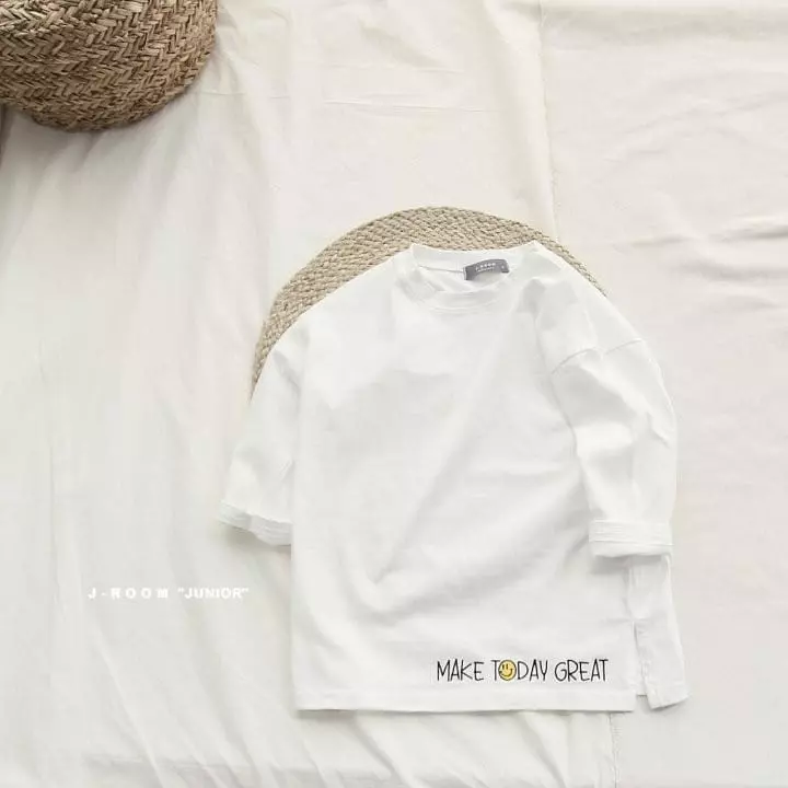 J-Room - Korean Children Fashion - #magicofchildhood - Today Embroidery Tee Stripes - 2