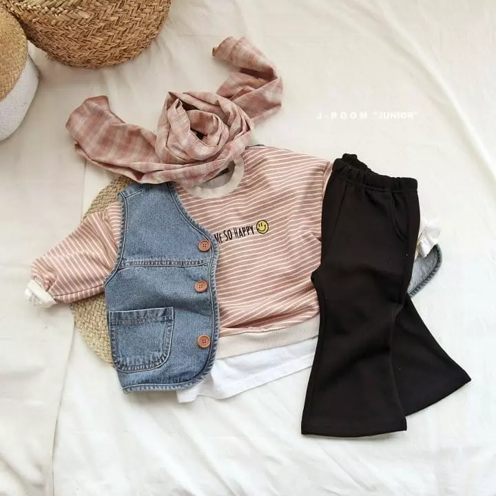 J-Room - Korean Children Fashion - #magicofchildhood - Happy Stripes Sweatshirt - 5