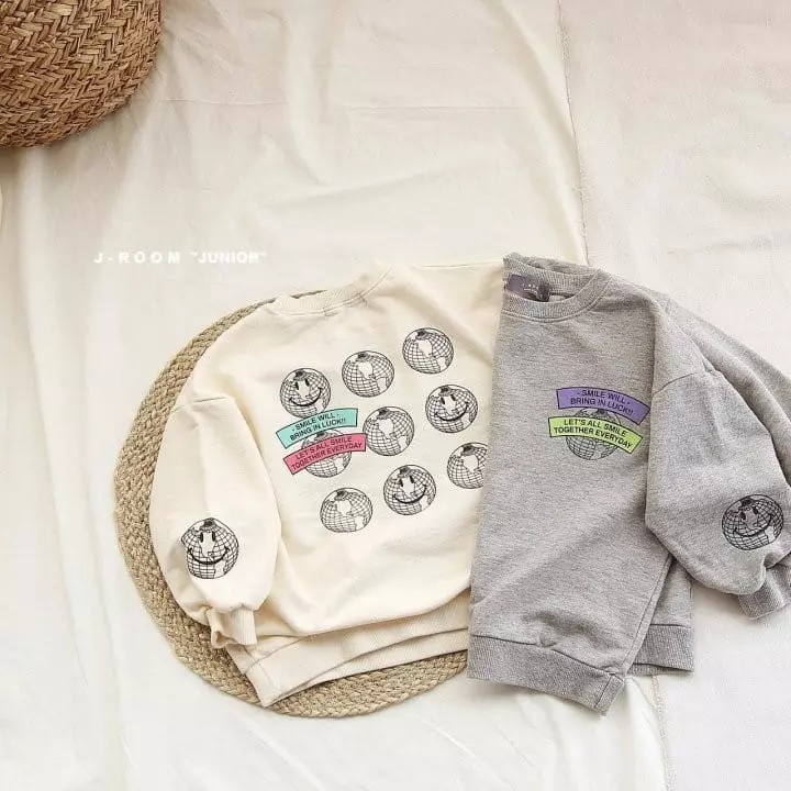 J-Room - Korean Children Fashion - #minifashionista - Earth Sweatshirt - 2