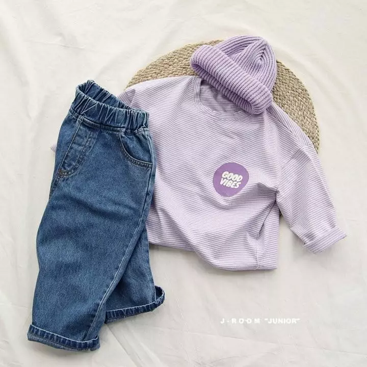 J-Room - Korean Children Fashion - #minifashionista - Vide Stripes Tee - 8