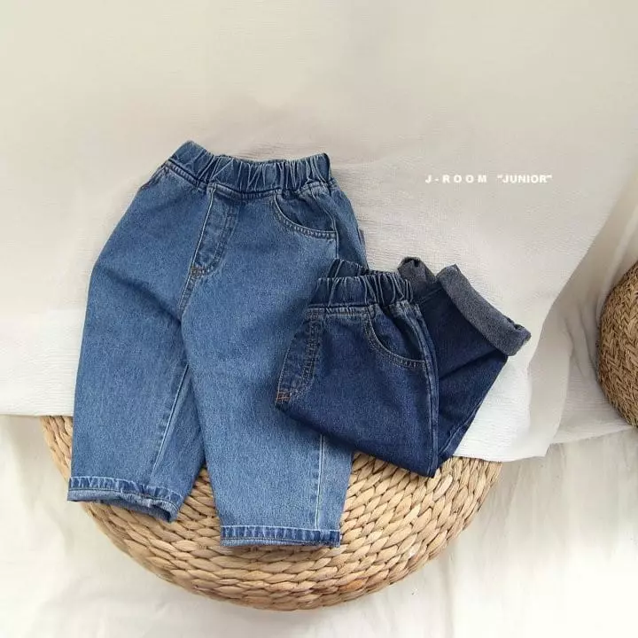 J-Room - Korean Children Fashion - #minifashionista - Denim Jeans - 5