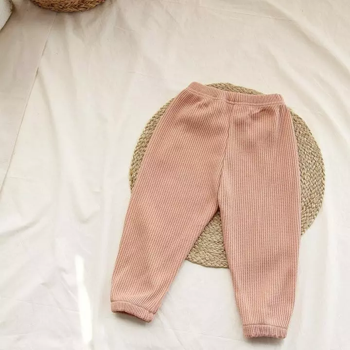J-Room - Korean Children Fashion - #minifashionista - Waffle Pants - 4