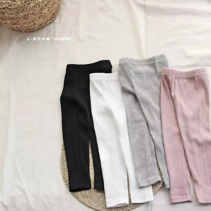 J-Room - Korean Children Fashion - #stylishchildhood - Rib Leggings - 5