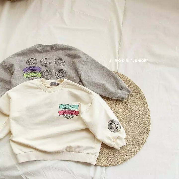 J-Room - Korean Children Fashion - #prettylittlegirls - Earth Sweatshirt - 4