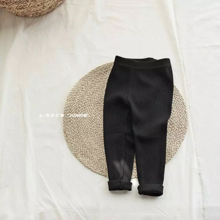 J-Room - Korean Children Fashion - #todddlerfashion - Rib Leggings - 4