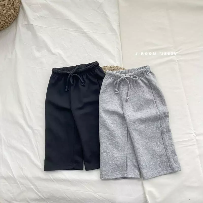 J-Room - Korean Children Fashion - #toddlerclothing - Simple Wide Pants - 2